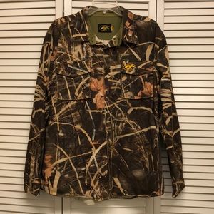 Duck commander camo button down